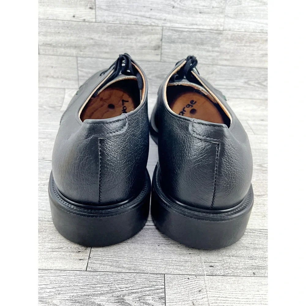 Red Wing 4406 Men Black Leather USPS Postal Approved Steel Toe Oxford Shoes 14 D